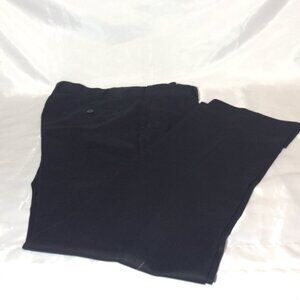 Perry Ellis Portfolio Men Black Dress Pants 32x32 Zip Pockets